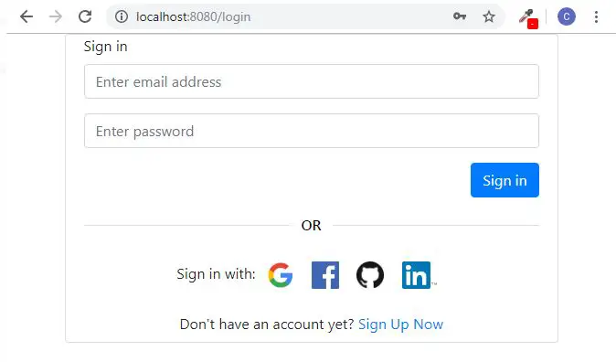 Spring Boot Social Login with Facebook Example