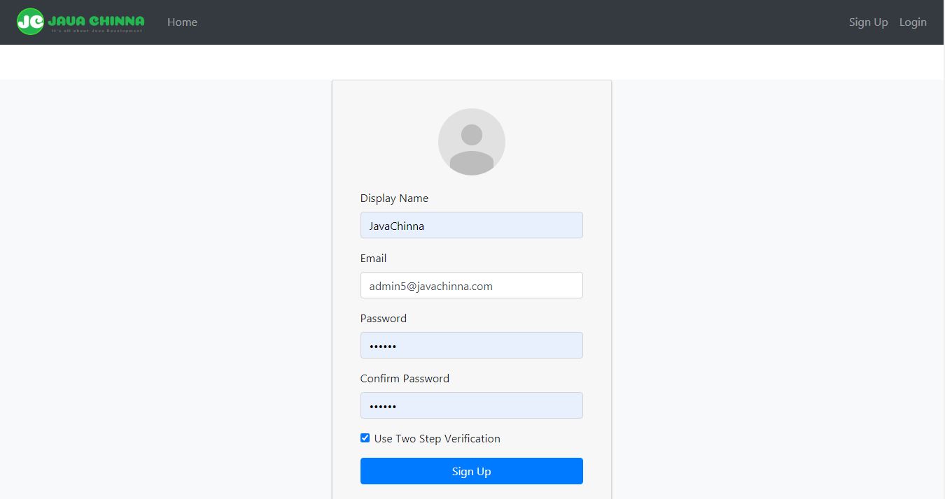 How to Secure Spring Boot Angular Application with Two Factor ...