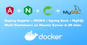 Read more about the article Deploy Angular NGINX Spring Boot MySQL Docker Containers on Ubuntu Server in 20 minutes