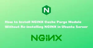 Read more about the article How to Install NGINX FastCGI Cache Purge Module Without Re-installing NGINX in Ubuntu Server